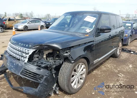 2017 Land Rover Range Rover 3.0L V6 Supercharged Hse из США, поврежденный, VIN SALGS2FV3HA377654